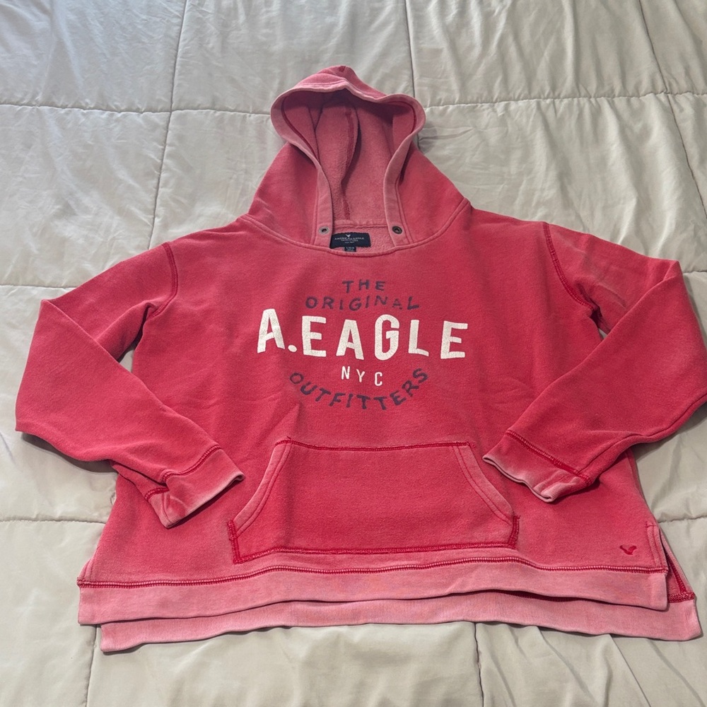 American Eagle Outfitters Red Hoodie
